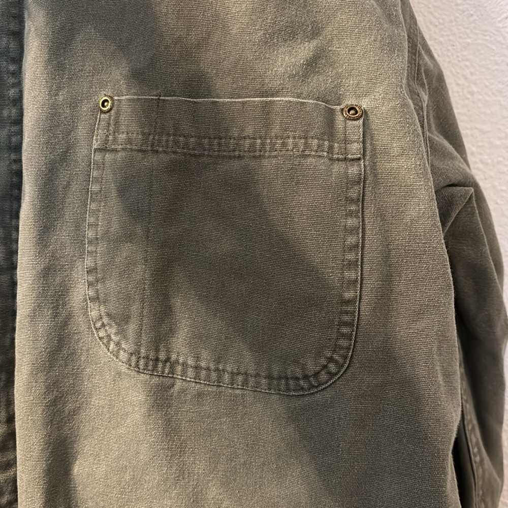 Schmidt Workwear Button Down Light Jacket Size Xlt - image 5